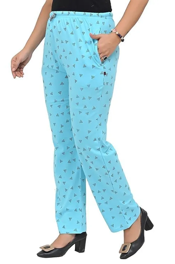 Sky_Blue_Cotton_Permium_Pyjamas_For_Women