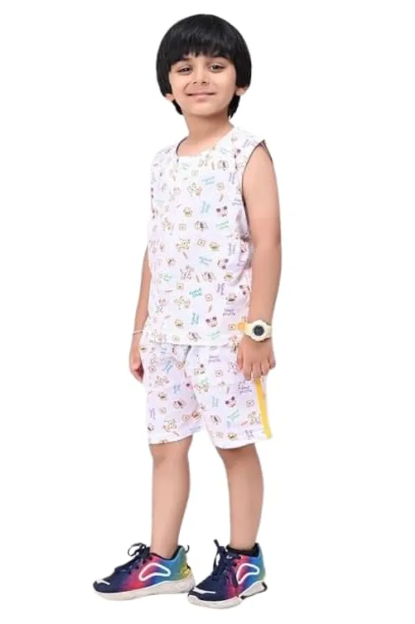 Yellow_Cotton_Permium_Sleepwear_Set_For_Boys
