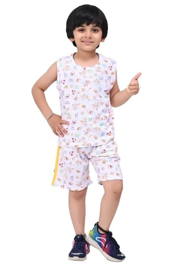 Yellow_Cotton_Permium_Sleepwear_Set_For_Boys