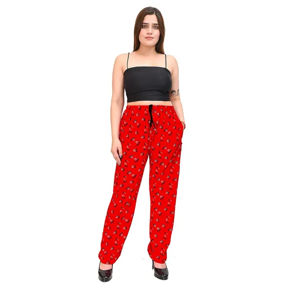 Black_And_Red_Cotton_Permium_Track_Pants_For_Women