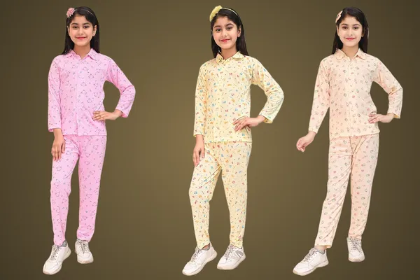 Multicolor_Cotton_Permium_Night_Suit_For_Girls