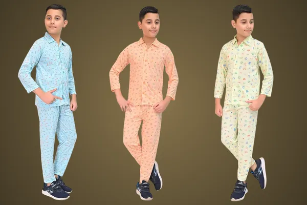 Multicolor_Cotton_Permium_Pajama_Set_For_Boys