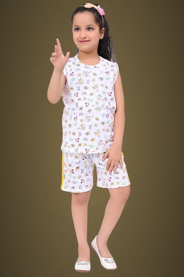 Yellow_Cotton_Permium_Night_Suit_For_Unisex_Kids