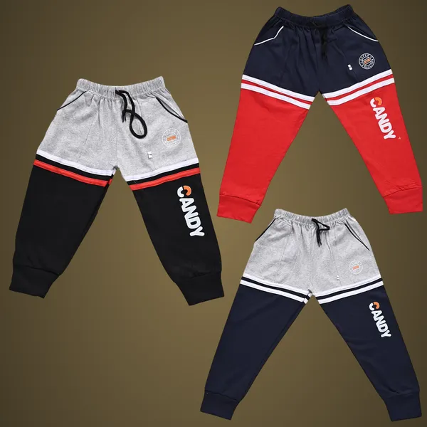 Multicolor_Cotton_Permium_Track_Pants_For_Unisex_Child