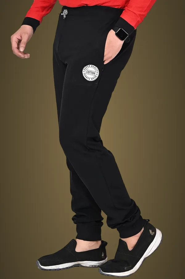 Black_Cotton_Permium_Track_Pants_For_Men