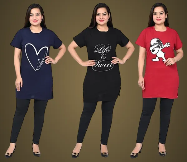 Multicolor_Cotton_Permium_Polo_T-Shirt_For_Women