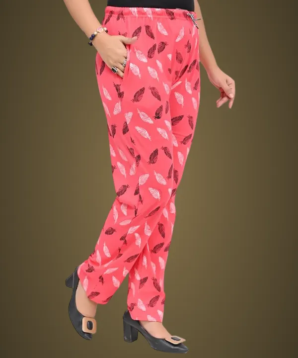 Pink_Cotton_Permium_Lounge_Pants_For_Women