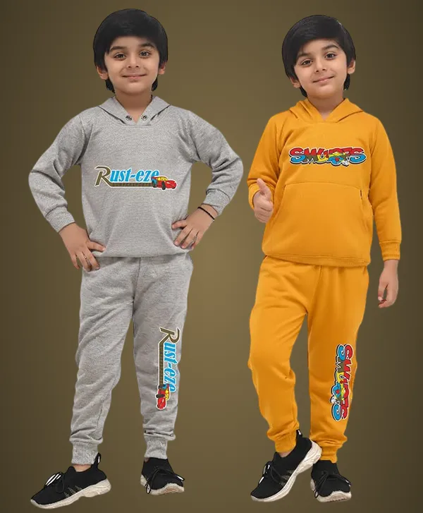 Grey_And_Yellow_Cotton_Blend_Permium_Sleepwear_Set_For_Baby_Boys