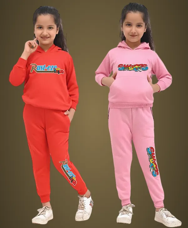Red_And_Pink_Cotton_Blend_Permium_Sleepwear_Set_For_Baby_Girls