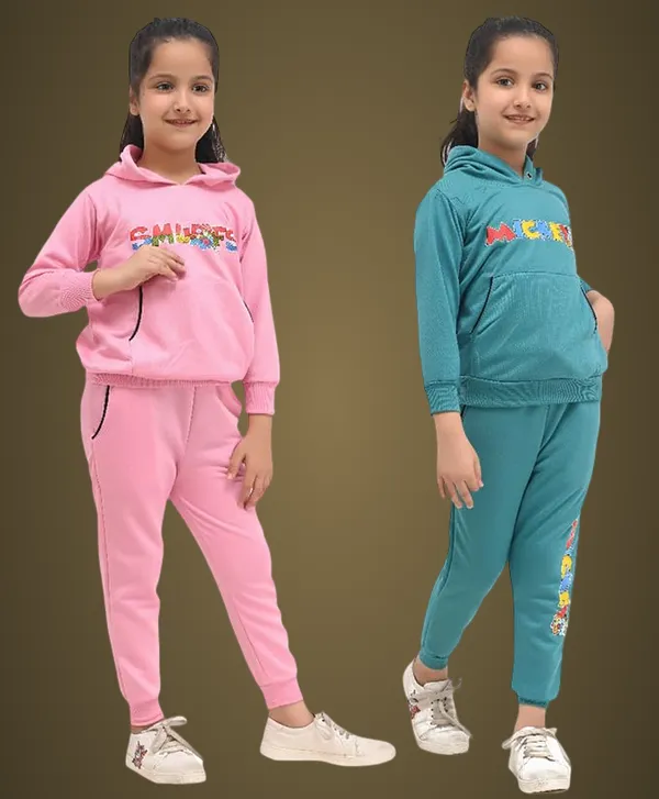 Green_And_Pink_Cotton_Blend_Permium_Sweatshirt_Set_For_Baby_Girls