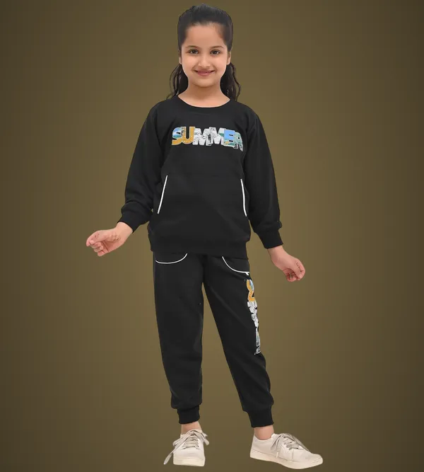 Black_Cotton_Blend_Permium_Clothing_Set_For_Girls