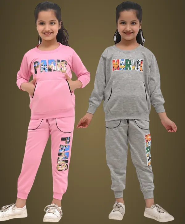 Grey_And_Pink_Cotton_Blend_Permium_Sweatshirt_Set_For_Girls