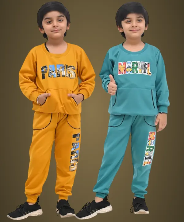 Green_And_Yellow_Cotton_Blend_Permium_Sweatshirt_Set_For_Boys