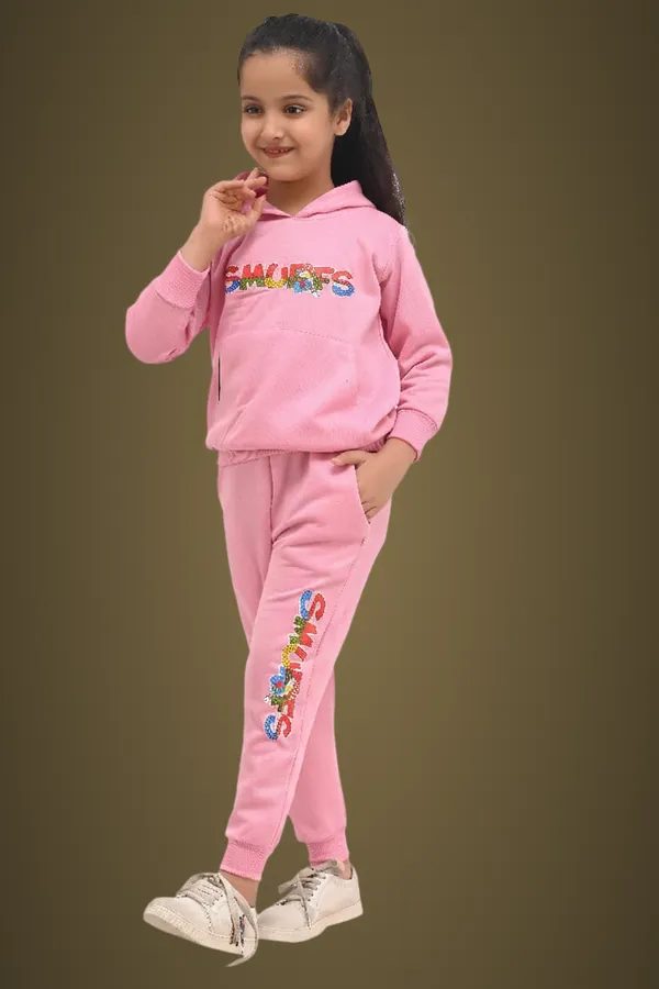 Pink_Cotton_Blend_Permium_Hoodie_Set_For_Girls