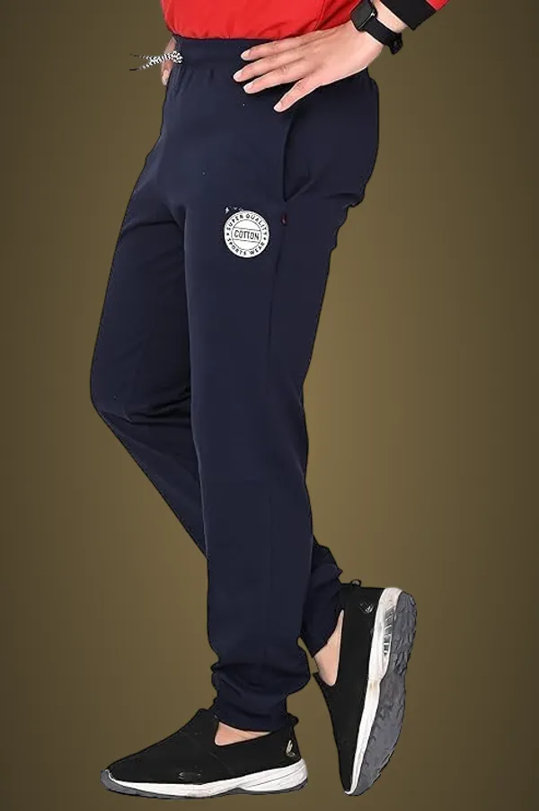 Navy_Blue_Cotton_Blend_Permium_Joggers_For_Women