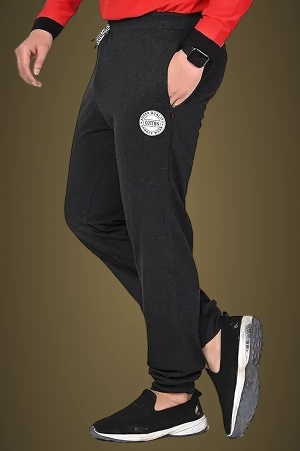 Black_Cotton_Blend_Permium_Joggers_For_Women