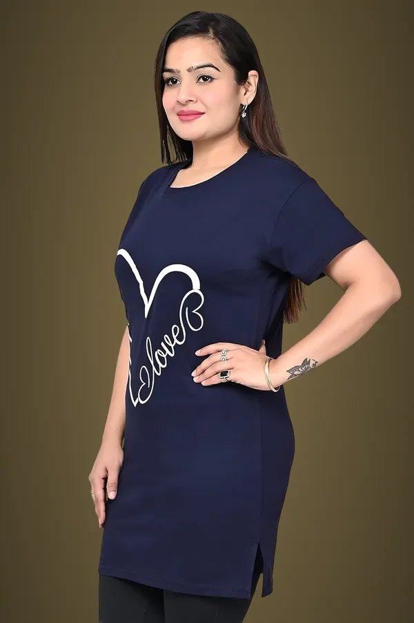 Navy_Blue_Cotton_Blend_Permium_Tunic_Top_For_Women