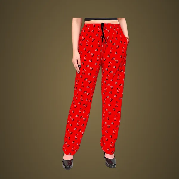 Red_Cotton_Permium_Pajama_Pants_For_Women