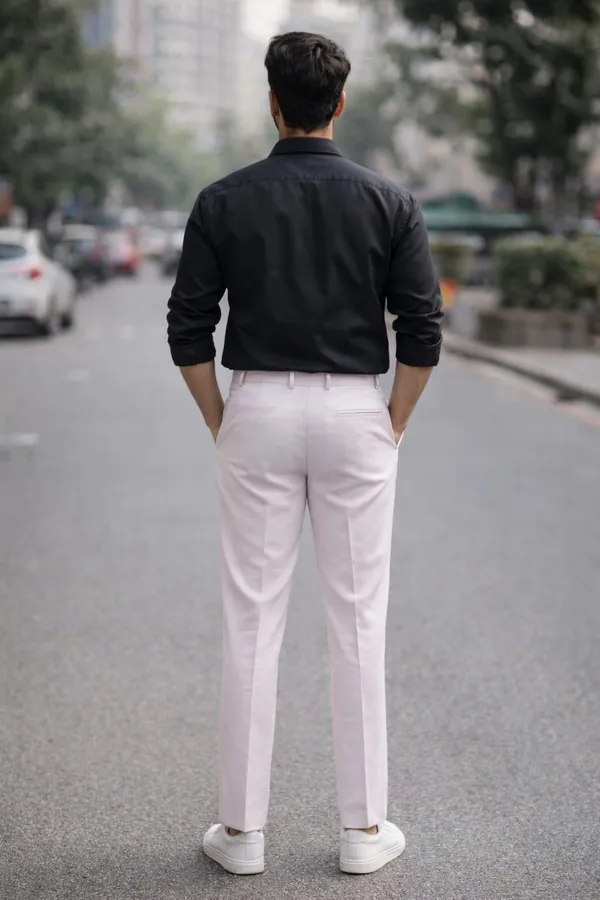 White_Barbie_Japanese_Formal_Pants_For_Men