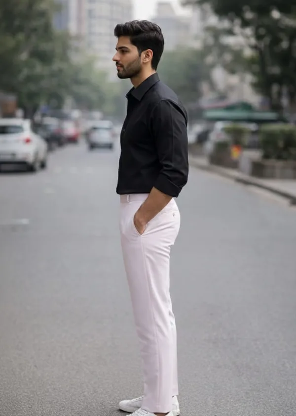 White_Barbie_Japanese_Formal_Pants_For_Men