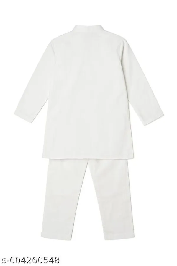 White_Cotton_Blend_Kurta_Payjama_Set_For_Boys