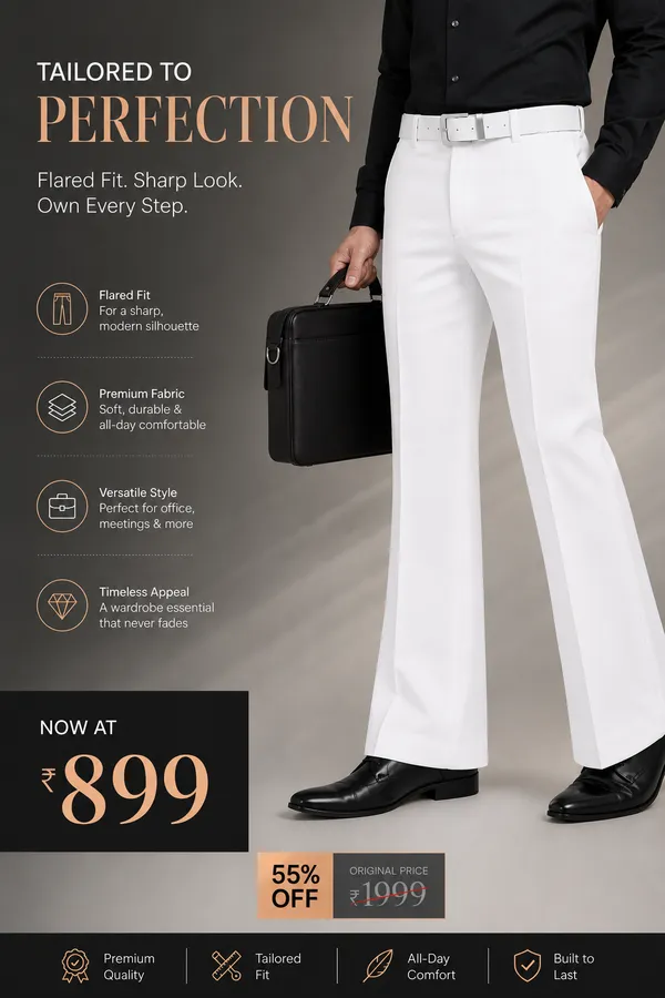 White_Bootcut_Formal_Trousers_Comfortable_Wear_Pants_for_Men