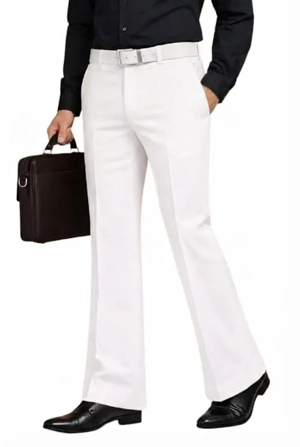 White_Bootcut_Formal_Trousers_Comfortable_Wear_Pants_for_Men
