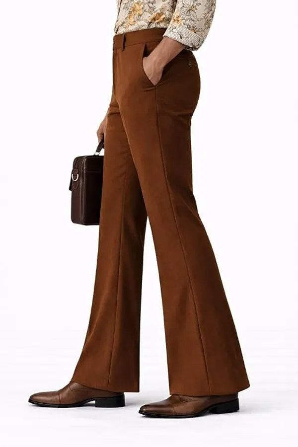 Brown_Bootcut_Formal_Trousers_Comfortable_Wear_Pants_for_Men