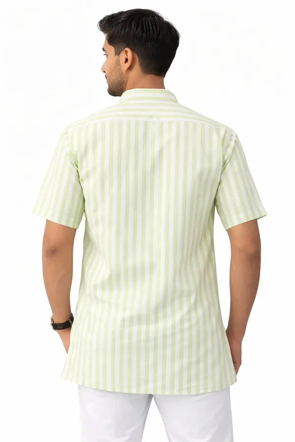 Men’s_Mint_Green_Striped_Kurta