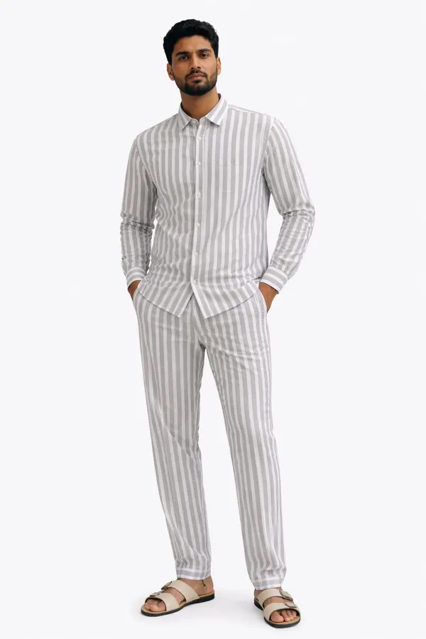 Men’s_Premium_Grey_Stripe_Co-ord_Set_(Shirt_&_Trouser)