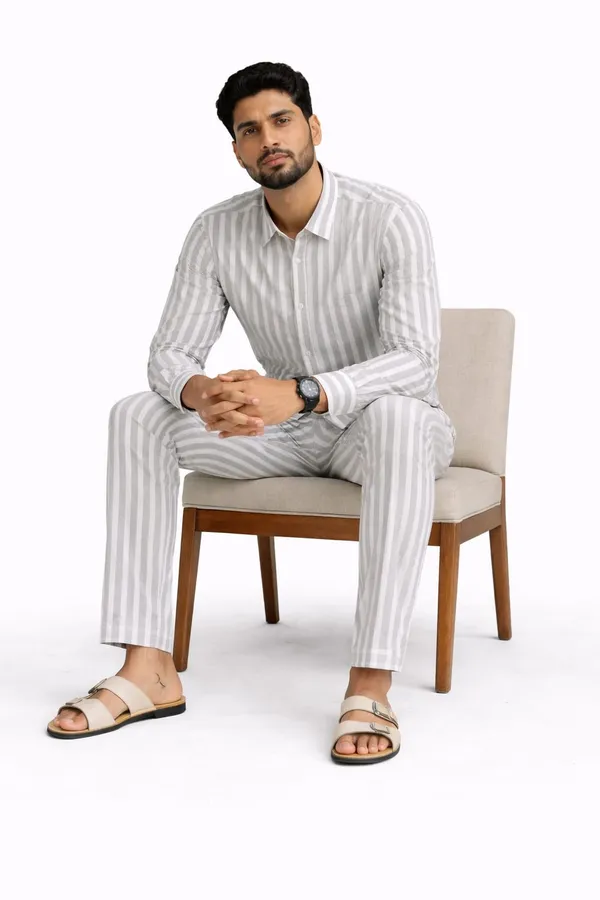 Men’s_Premium_Grey_Stripe_Co-ord_Set_(Shirt_&_Trouser)