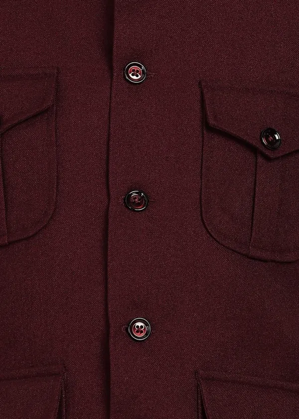 Burgandy_Stylish_Woolen_Waistcoat_With_Pockets_Button_Closure_Slim_Fit_Vest_For_Men