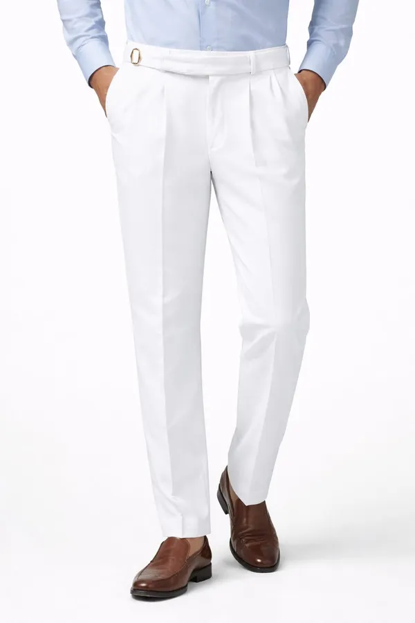 White_Cotton_Blend_Gurkha_Formal_Pants_For_Men