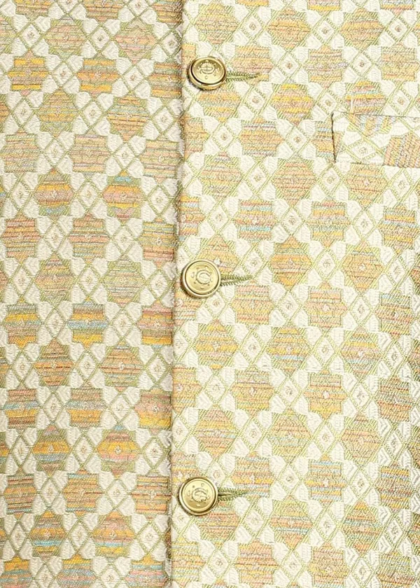 Cream_Stylish_Ethnic_Waistcoat_Designer_Button_Closure_Vest_Traditional_Kurta_Jacket_For_Men