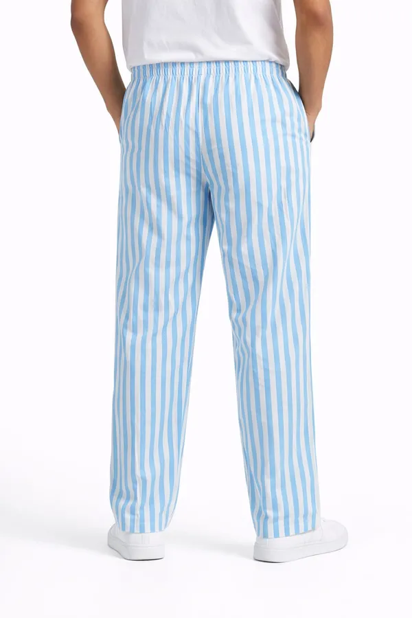 Blue_And_White_Striped_Joggers_For_Men