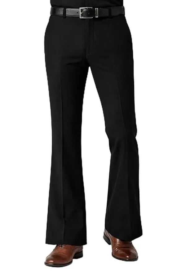 Black_Bootcut_Formal_Trousers_Comfortable_Wear_Pants_for_Men