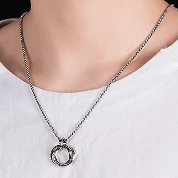 Set_of_2_Couple_Ring_Pendant_Necklace_–_Stainless_Steel