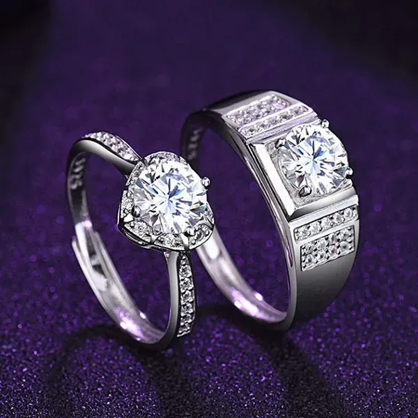 White_Gold_Plated_Crystal_Proposal_Promise_Couple_Rings_for_Girls_and_Boys