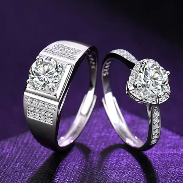 White_Gold_Plated_Crystal_Proposal_Promise_Couple_Rings_for_Girls_and_Boys
