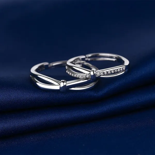 Set_of_2__Silver_Cubic_Zirconia_Adjustable_Wedding_Rings_For_Women_Ladies_&_Girls