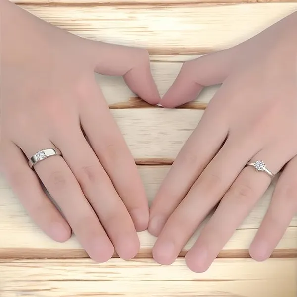 Rings_Single_Valentine_Gifts_Silver_Platinum_Love_Heart_Stainless_Steel_Crystal_Finger_Ring_set_Combo_For_Women_Couples_Girls_Men_Boys