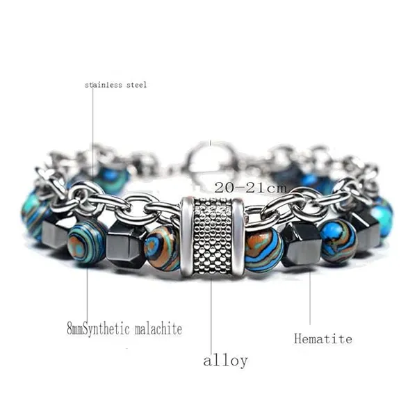 Fashion_Bracelet_For_Men_Beads_Men's_Stylish_Charm_Tiger_Eye's_Stone_Adjustable_Chain_Bracelet
