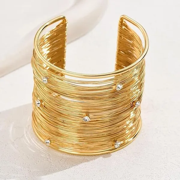 Anti_Tarnish_Stylish_Adjustable_Bracelet_for_girls_gold_Kada_for_Women_Accessories_Anti_Tarnish_Jewellery_Stainless_Steel_Cuff_Bracelet_gifts