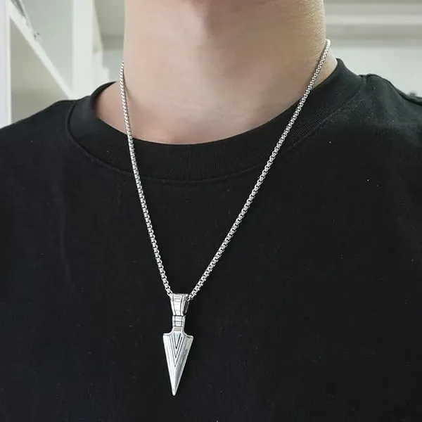 Stainless_Steel_Geometric_Pendant_Necklace_Combo_for_Men_–_Silver_And_Black_Alloy_Locket_Set_For_Men_Pack_Of_3