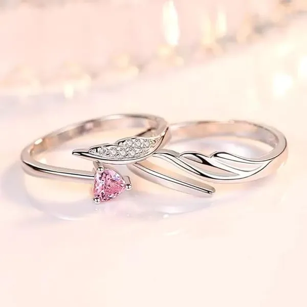 Silver-Plated_Crystal_Infinity_Couple_Rings_for_Lovers_|_Perfect_Proposal,_Wedding,_and_Engagement_Gift_Set_Pack_Of_2_Silver_Alloy_Ring_For_Women