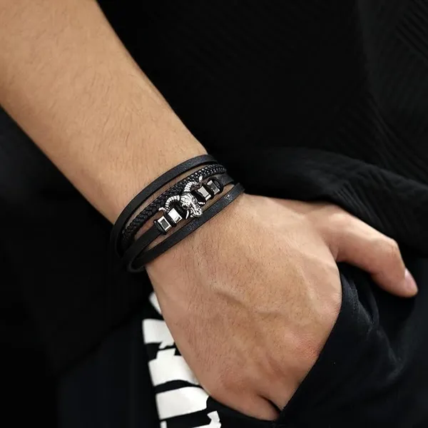 Bracelet_For_Men_Stylish_Stainless_Steel_Ships_Head_Leather_Bracelets_For_Men_Boys_Mens_Jewellery
