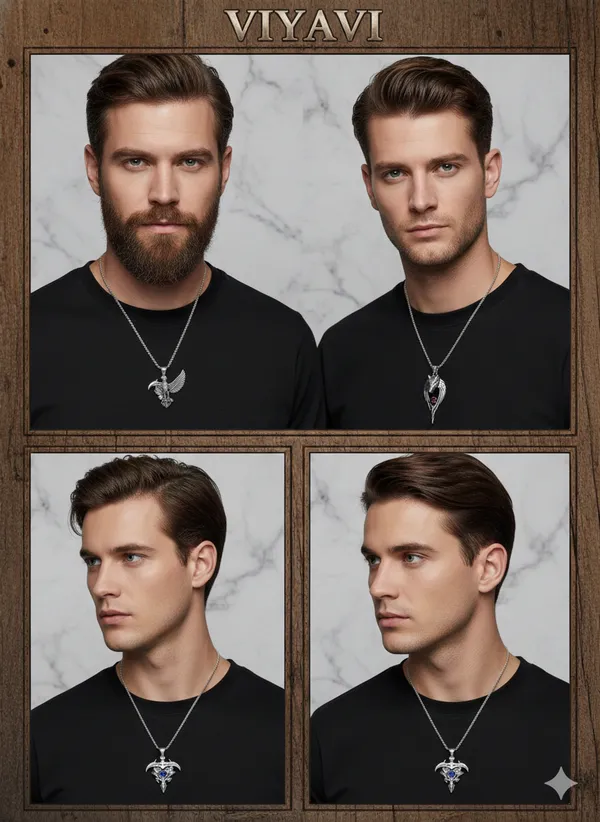 Pack_Of_3__Men_chain_lockets_for_men_boys_locket_Rhodium_Alloy_Pendant_Set_Multicolor_Alloy_Locket_Set_For_Men
