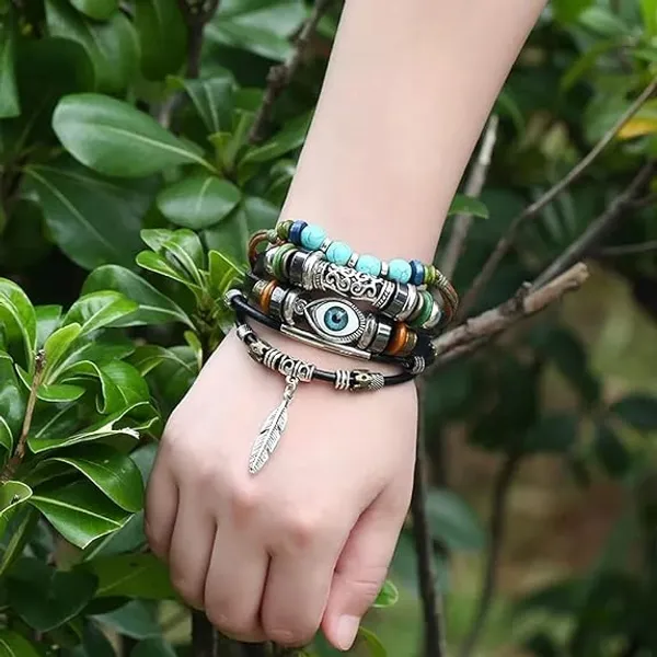 Unisex_Evil_Eye_Charms_Leather_Bracelet_for_Men_&_Women’s_-_Adjustable_Bracelet_with_Multi_Tag