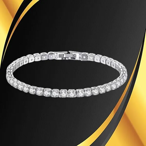 Stainless_Steel_Cubic_Zirconia_Tennis_Bracelet_for_Women_&_Girls_–_Square-Cut_Stone_Fashion_Jewelry_Bangle
