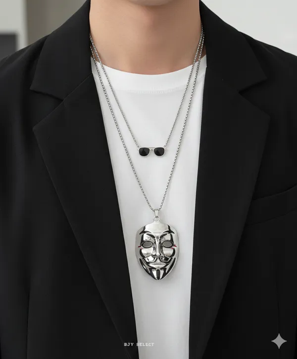 Antique_Silver_Gothic_Pendant_Combo_for_Men_&_Women_–_Mythical_Blue_Eye_&_Serpent_Cross_Dagger_Pendants_with_Stainless_Steel_Box_Chain_–_Punk_&_Biker_Style_Jewelry_Set